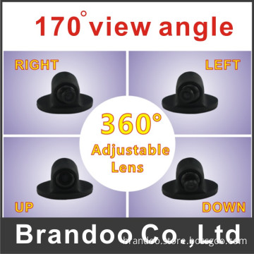 360 Degree Adjustable Lens Car Camera with 170 Degree View Angle, Can Be Used Inside and Outside of Car
